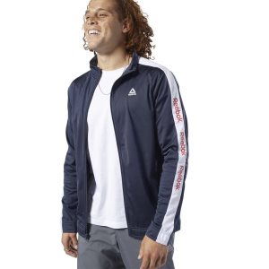 Reebok Training Essentials Linear Logo Track Jacke Herren - Navy - DE 532-CLV